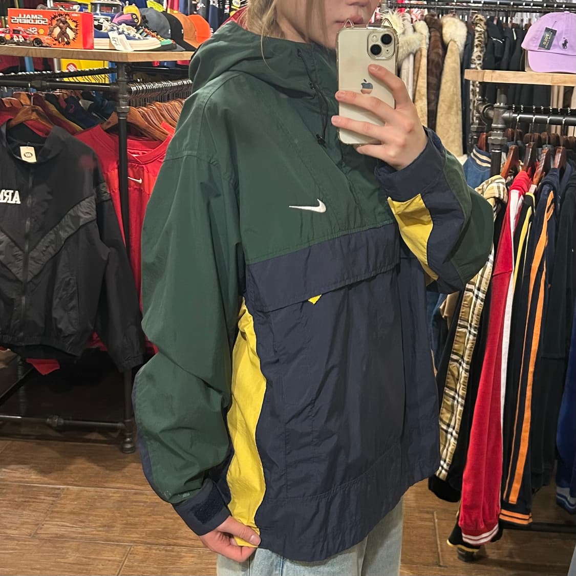 [HI] 나이키 아노락 카키&네이비 상품이미지3