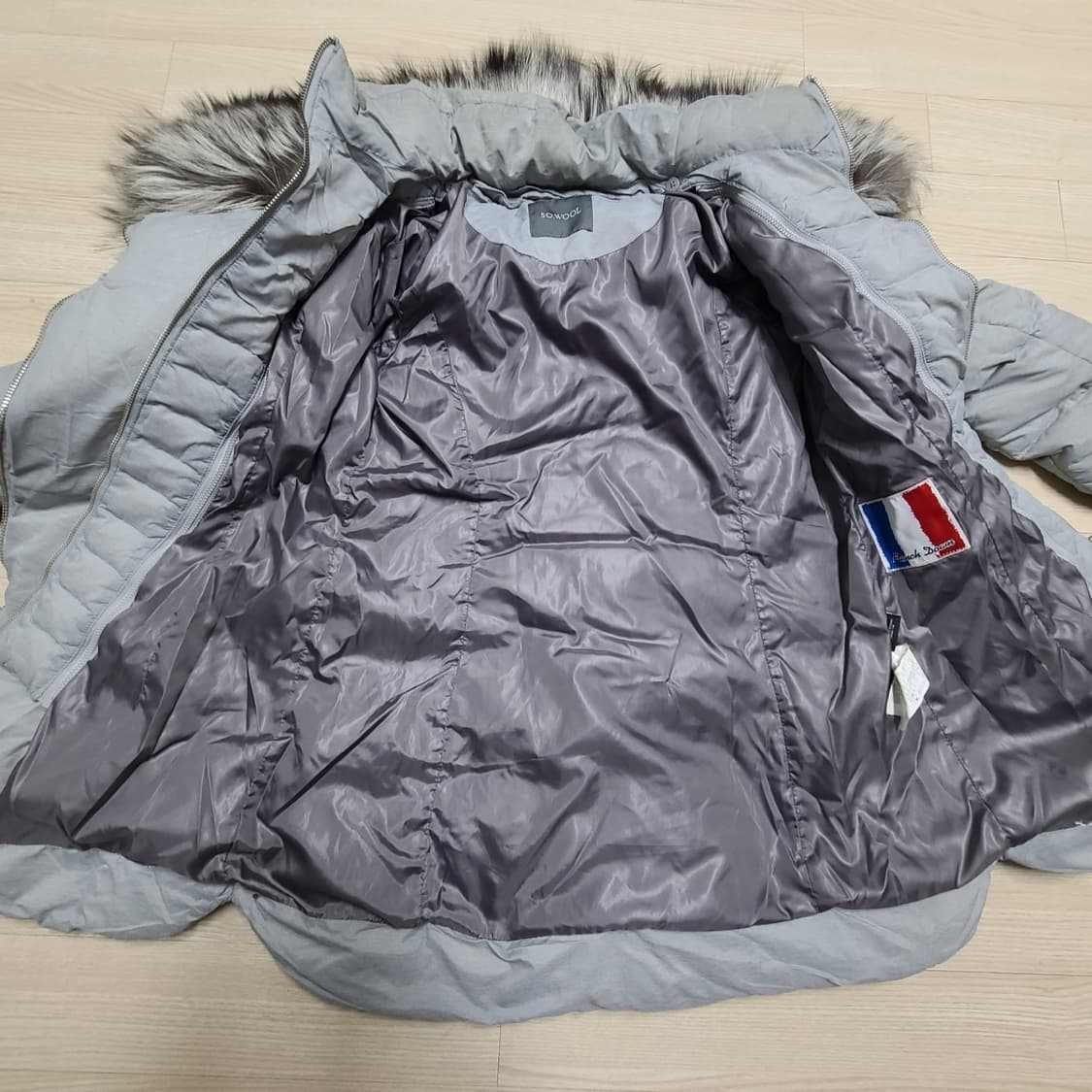 쏘울 여우털 덕다운 패딩 상품이미지6