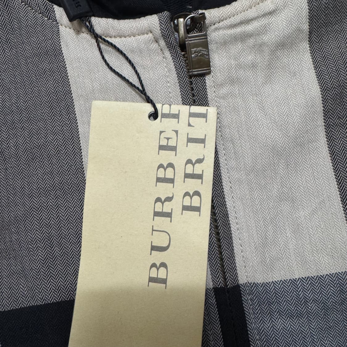 버버리 여성 체크 후드집업 (새상품) 상품이미지5