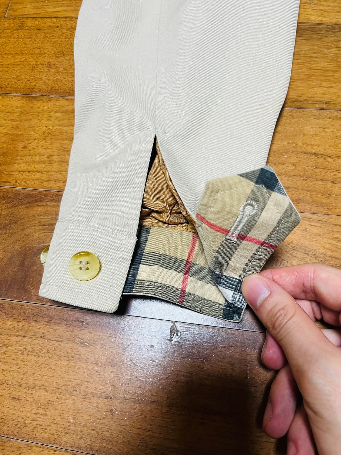 버버리 노바체크 블루종 자켓 상품이미지5