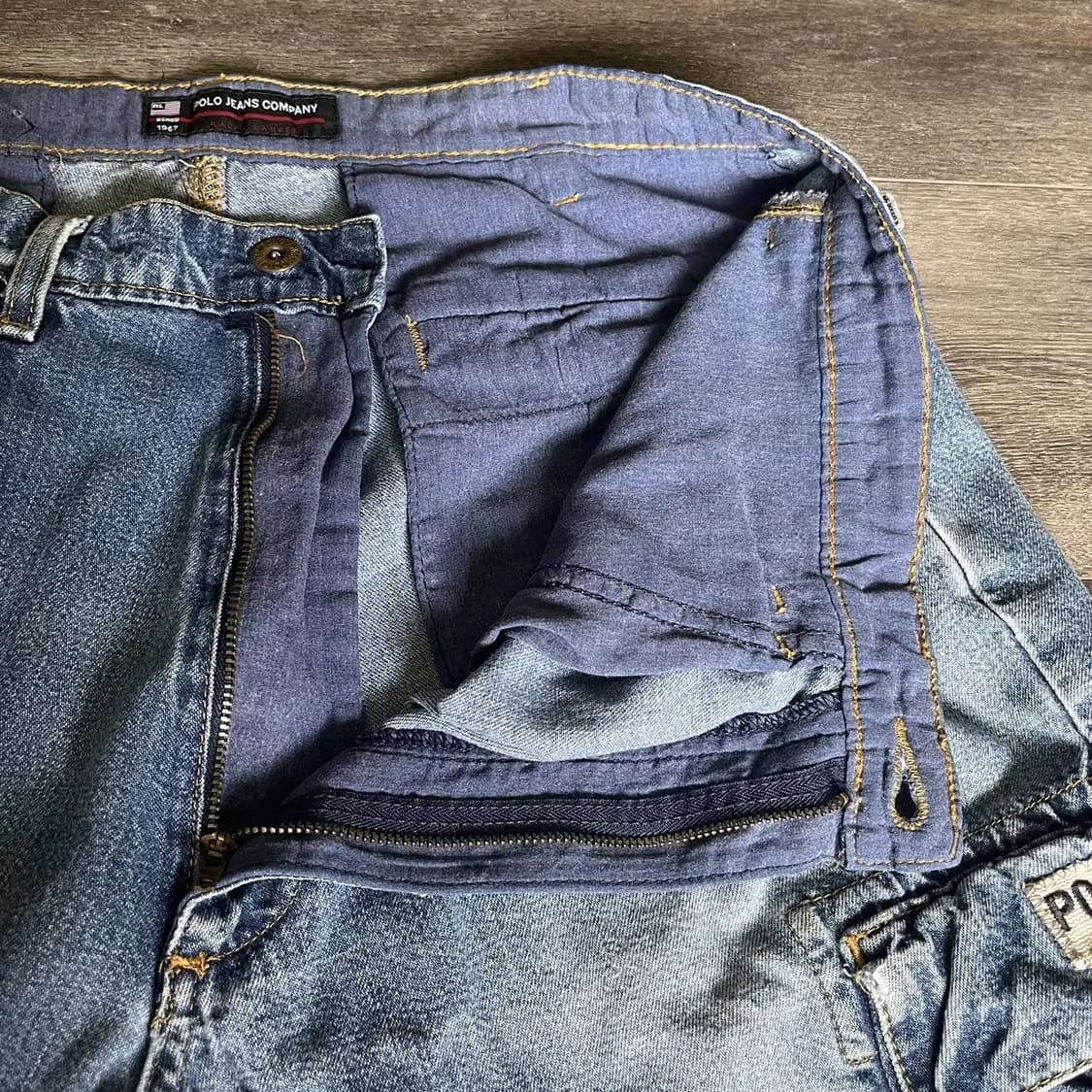 🇲🇽 90‘s 빈티지 폴로 랄프 로렌 카고 진 쇼츠 상품이미지6