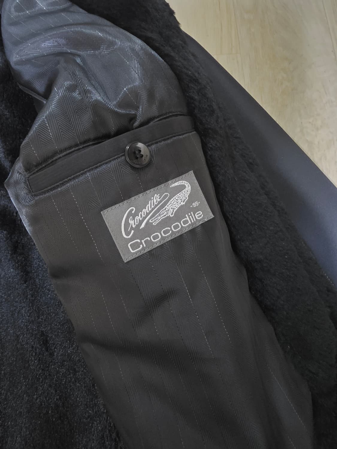 남성 크로커다일 자켓 점퍼 잠바 블랙 95 상품이미지5