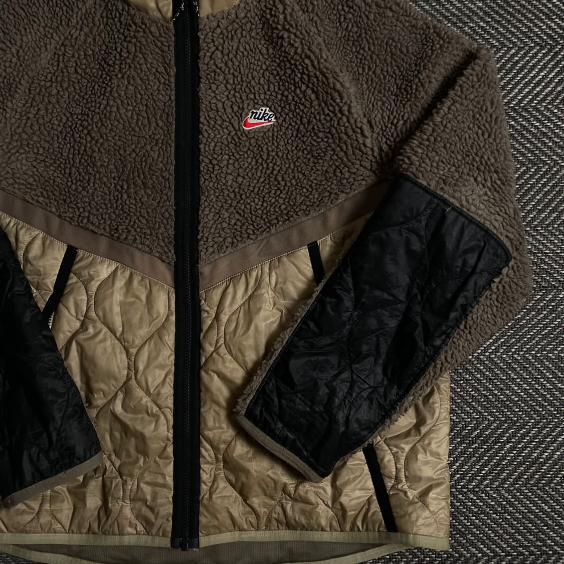 나이키 NSW 헤리티지 쉐르파 플리스 자켓y 3639 상품이미지3