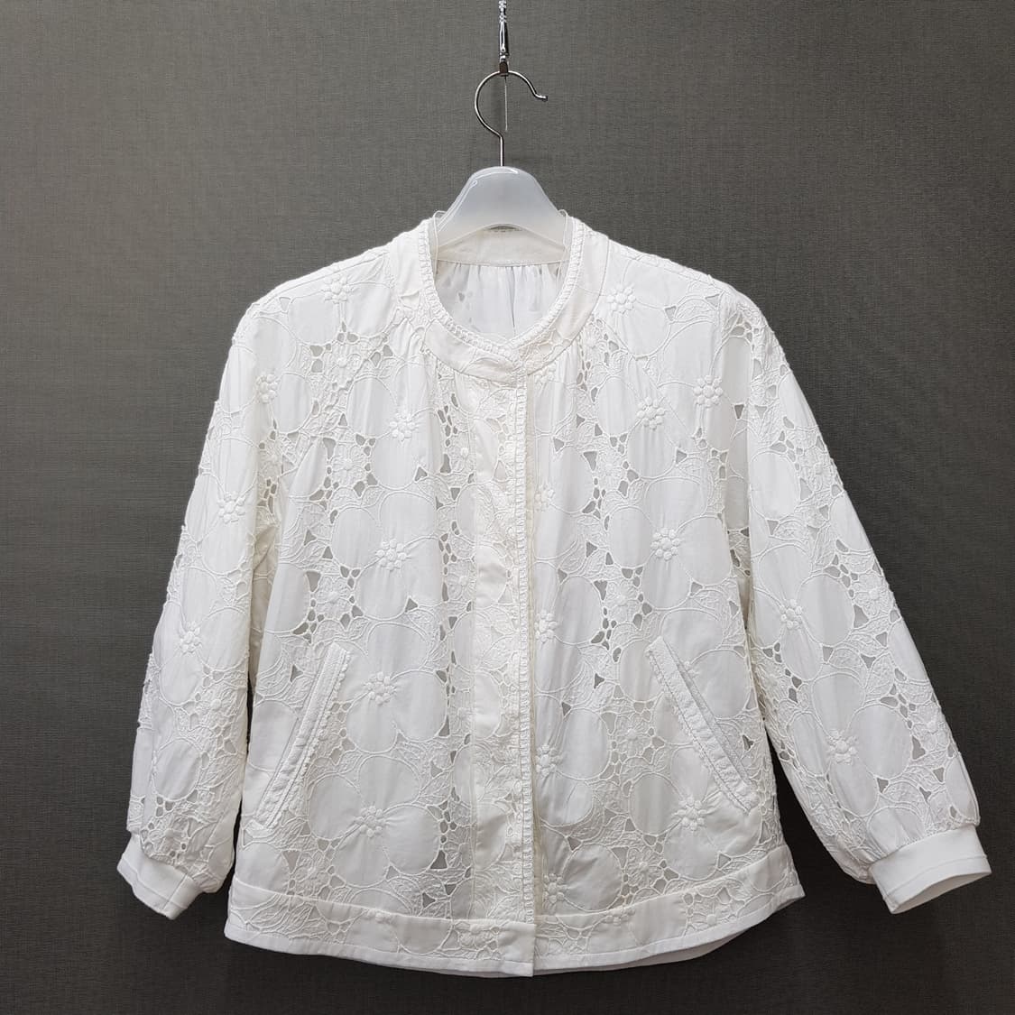한섬 마인 2020 코튼 레이스 아우터 자켓 76-90-155사이즈 상품이미지1