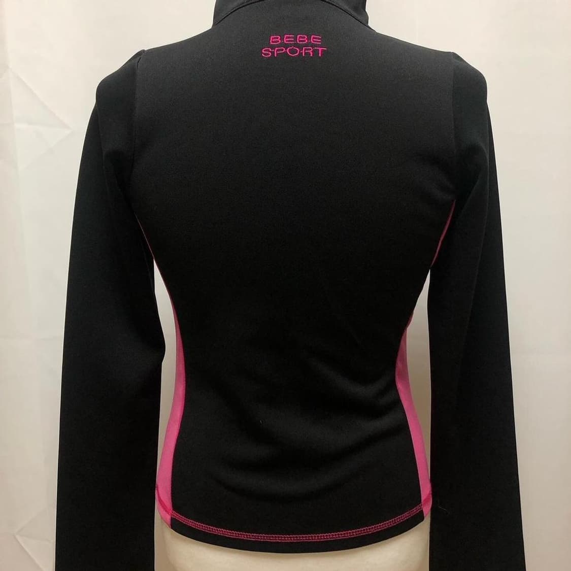 빈티지 구제 y2k 갸루 스포티룩 핑크 자수 져지 집업 상품이미지5