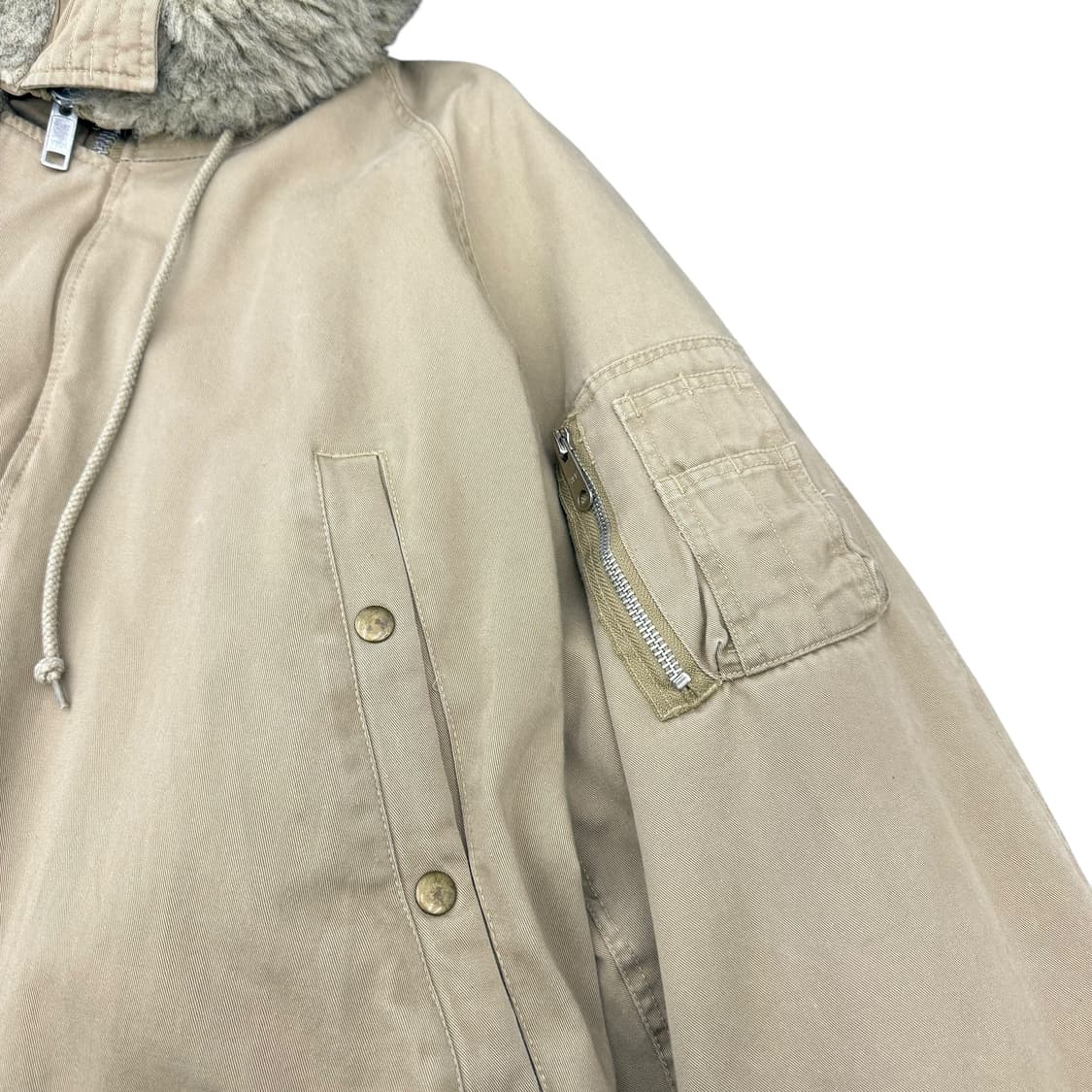 JPN 네오 블러드 모즈코트 퍼 후드 야상 자켓 상품이미지6