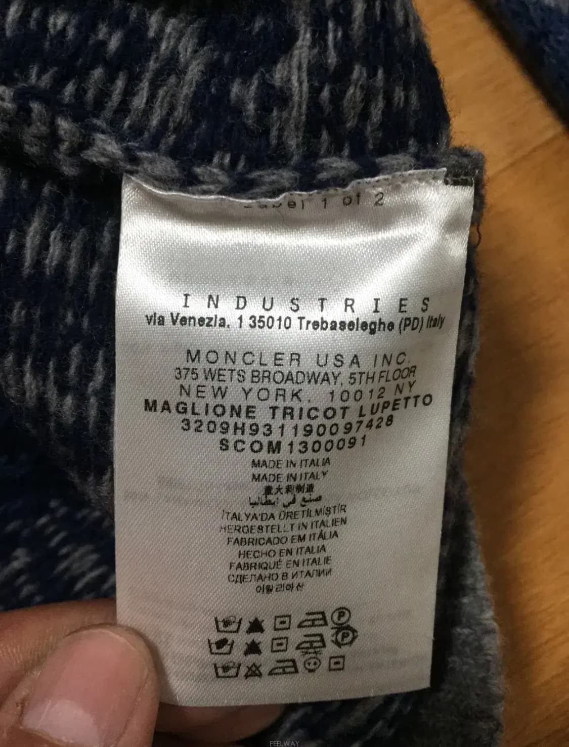 몽클레르 X 화이트 마운티니어링 풀-버튼 후디 니트웨어(M 사이즈) 상품이미지6