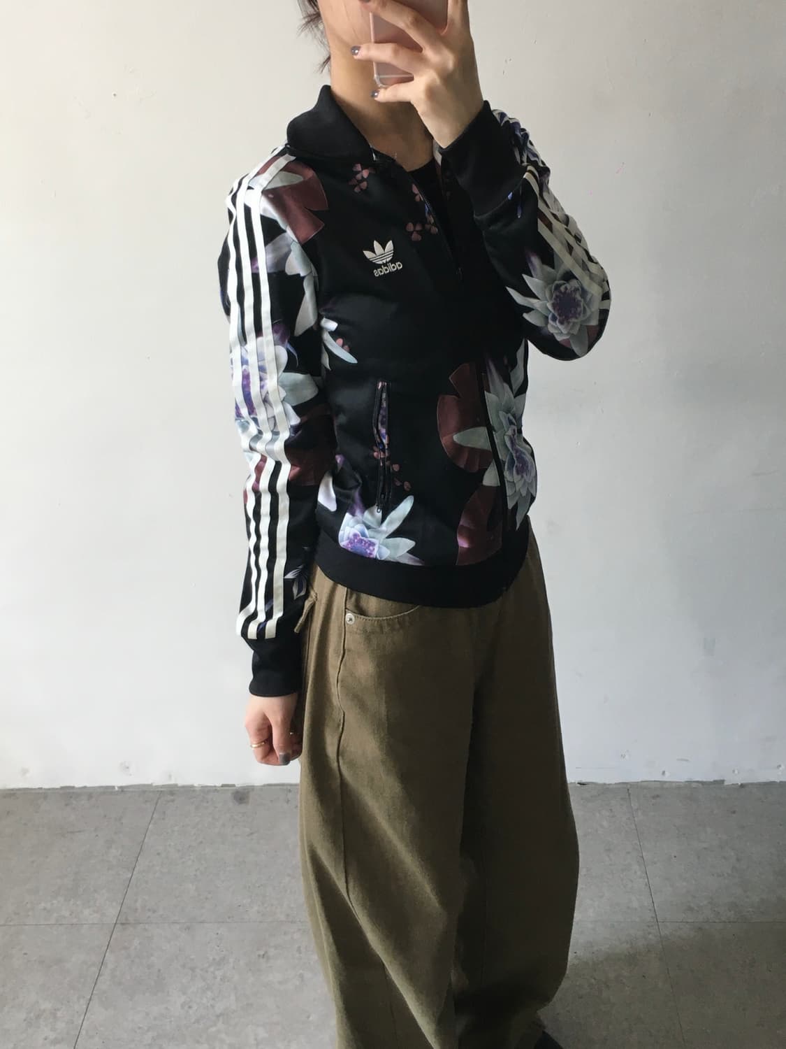 아디다스 플라워 트랙탑져지 상품이미지2