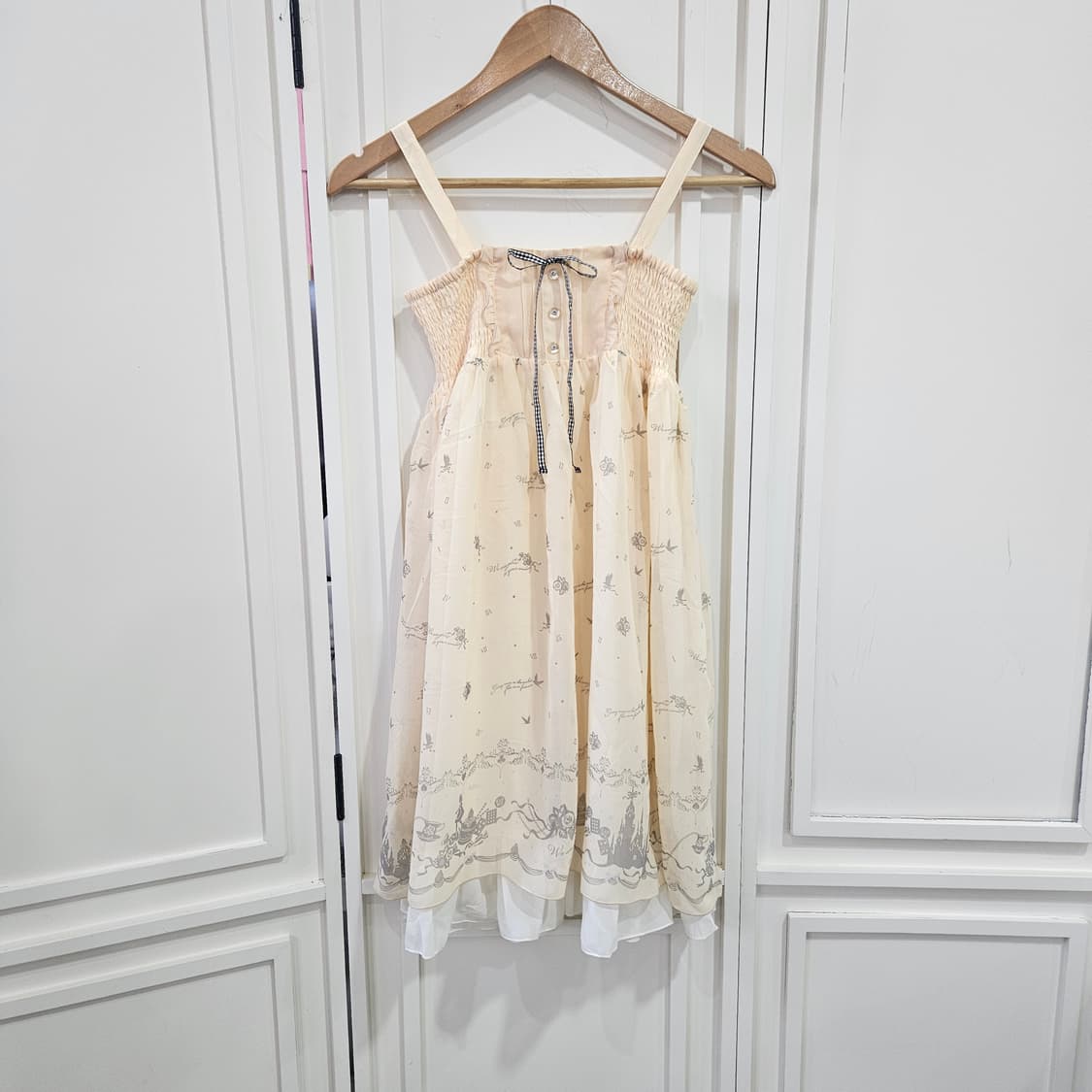 로맨틱 프린트 셔링 원피스 상품이미지1