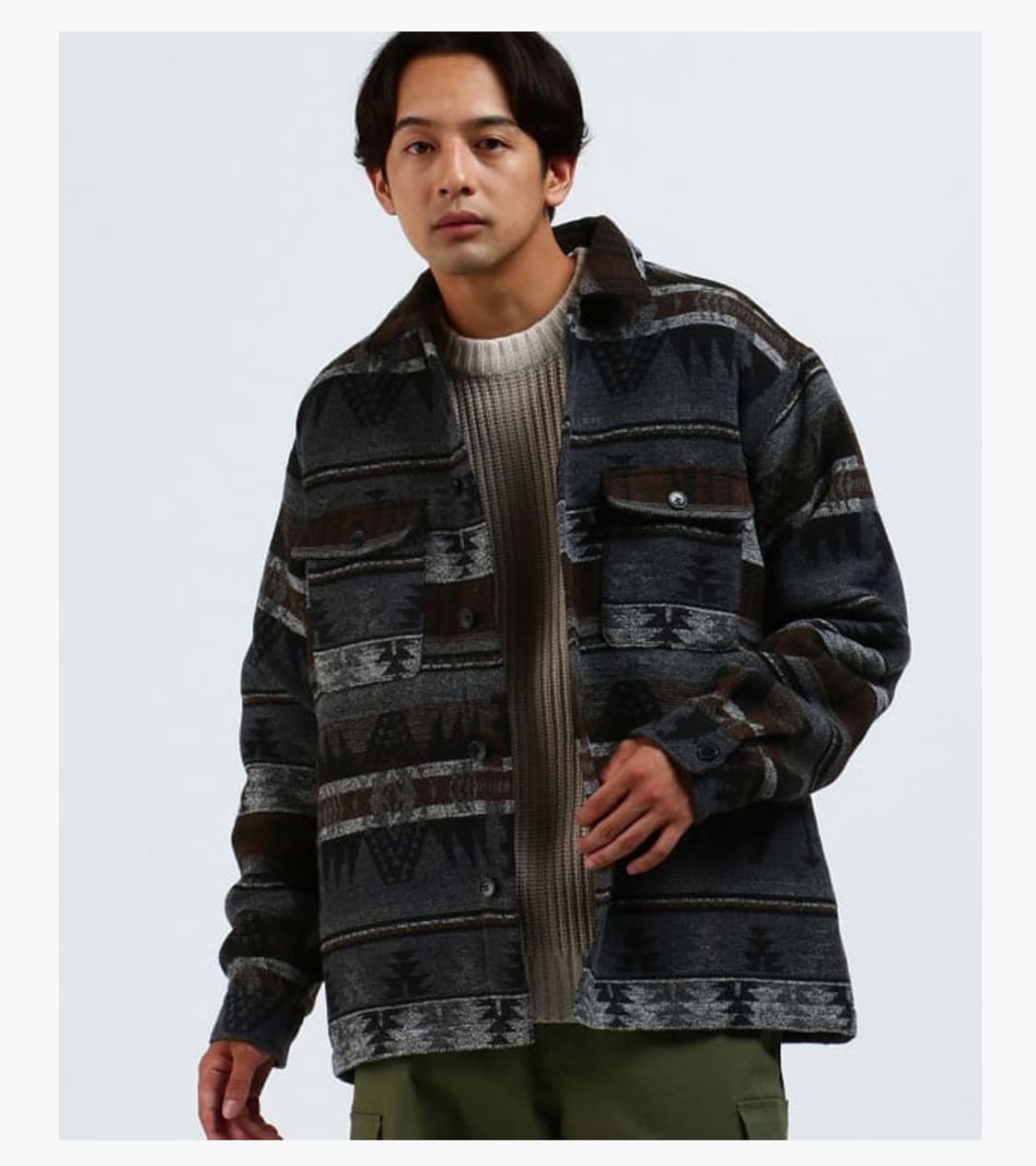 BEAMS HEART - NATIVE CPO SHIRT JACKET 상품이미지3