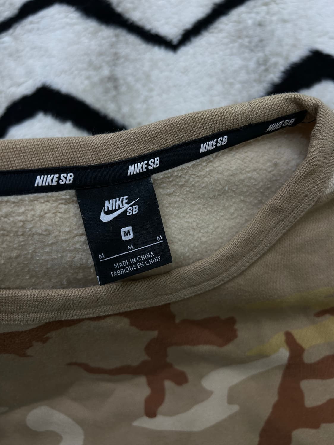 [M]나이키SB 카모 오버핏 맨투맨/기모 상품이미지5