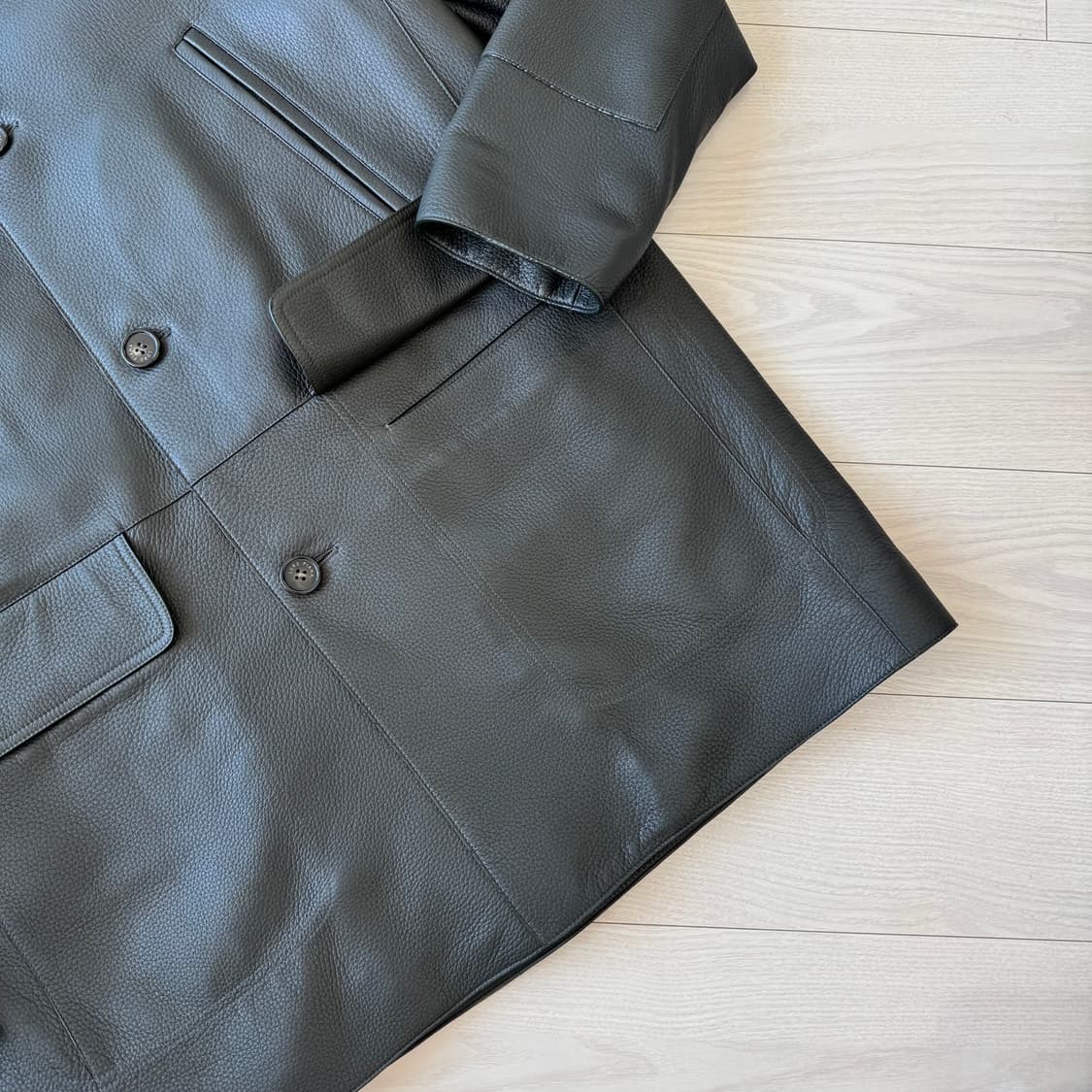 [역작,신형, 미사용] 로로피아나 극상의 이탈리안 사슴가죽 카코트 필드 상품이미지8