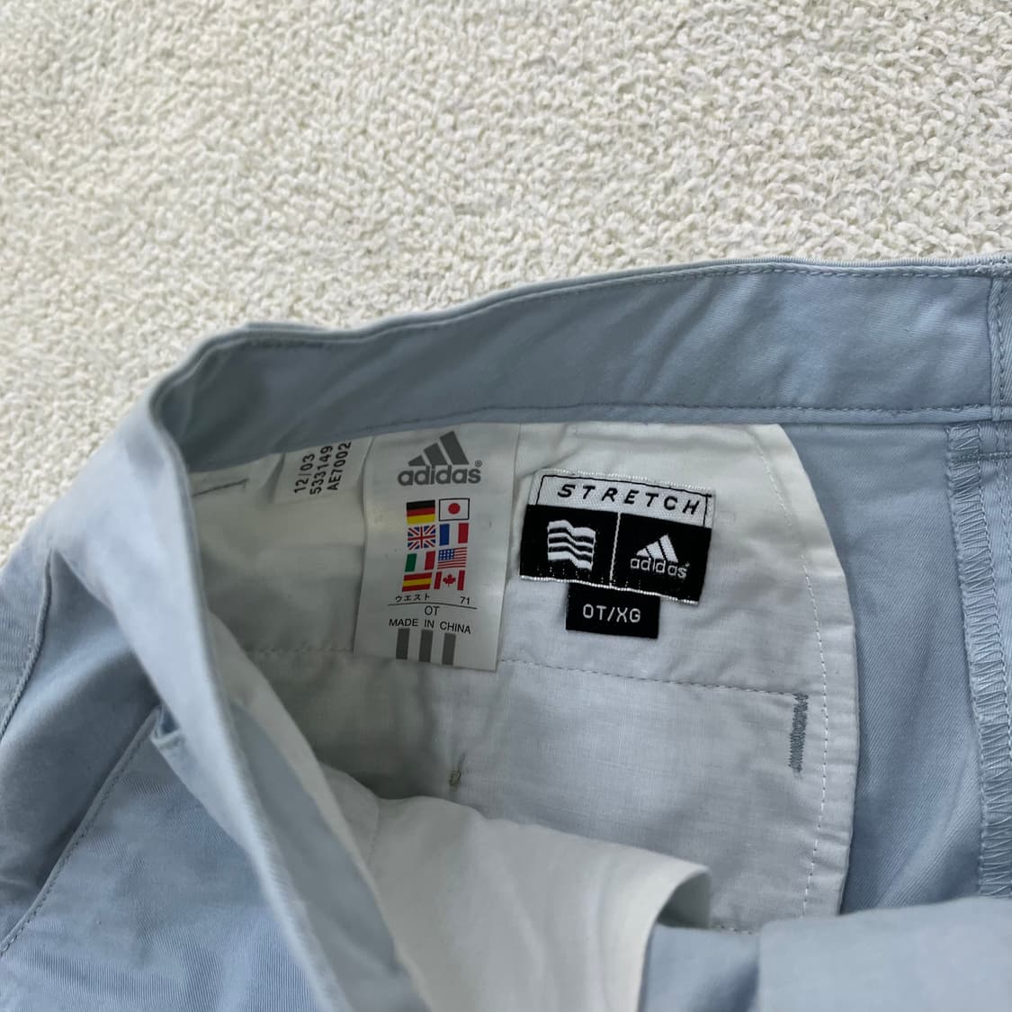 OT 아디다스 코튼 면바지 0414M 상품이미지3