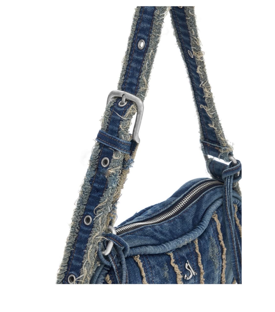 애프터아워즈 데님 컷오프 숄더백 블루 상품이미지3