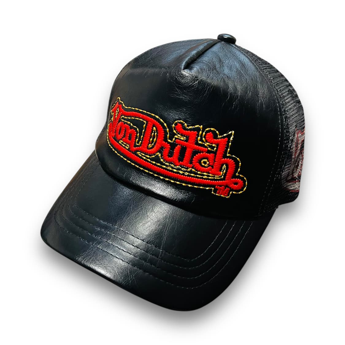 본 더치 y2k 락시크 PU 트러커 빈티지 메쉬캡 상품이미지2