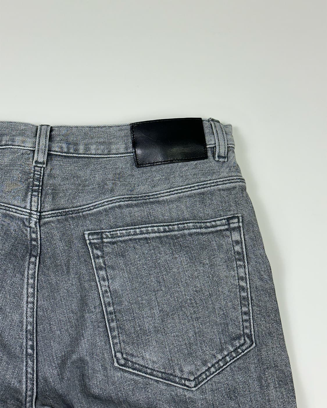 띠어리 데님 팬츠 흑청 상품이미지3