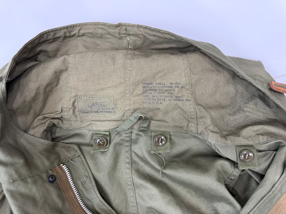 M51 피쉬테일 파카 진나단 L(풀셋트/데드스탁) 상품이미지8