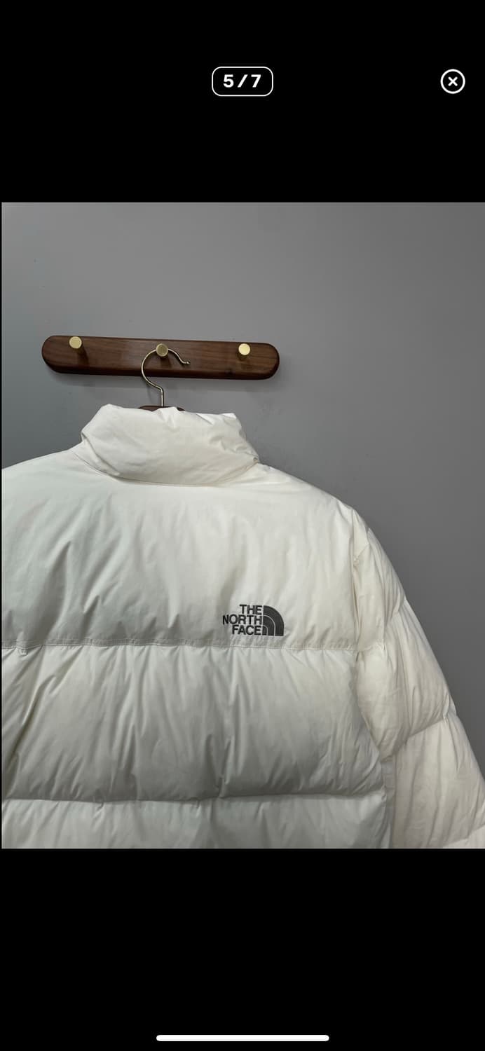 노스페이스 눕시 온 볼 아이보리 패딩 A3386 상품이미지5