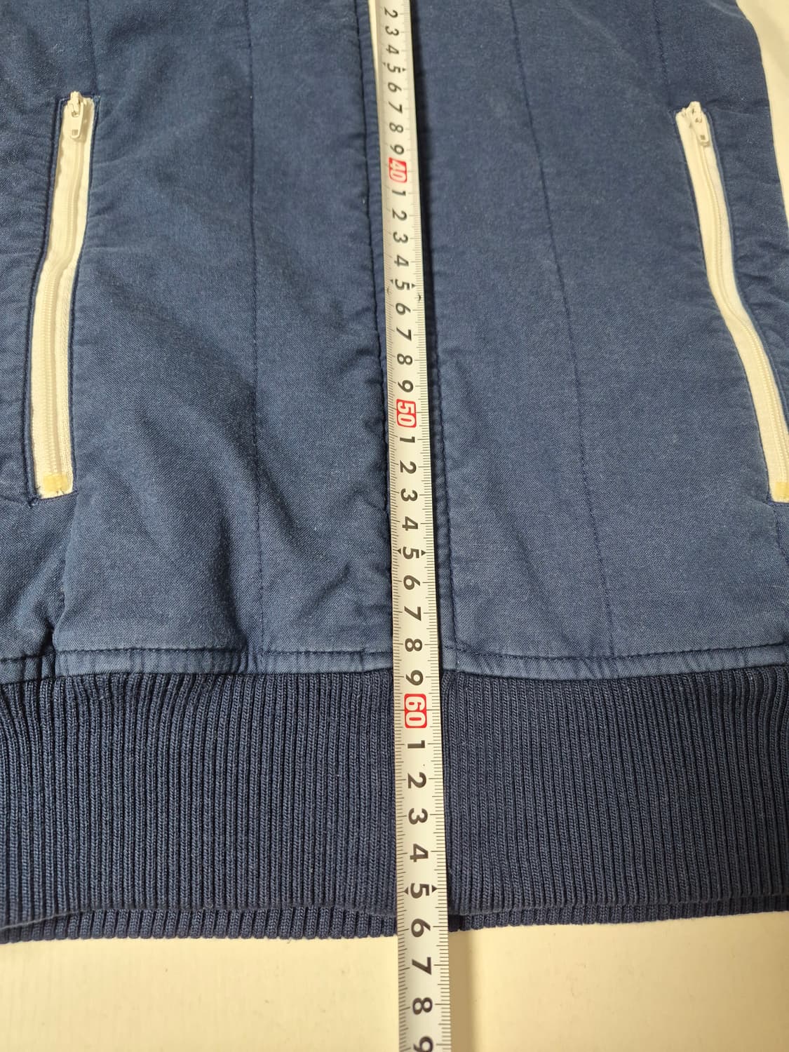 아디다스 해외판 희귀STV 네이비 화이트 배색 트랙탑져지95 상품이미지7