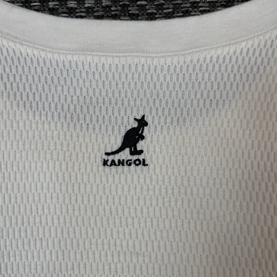 캉골 화이트 오프숄더 짜임 니트 M 상품이미지4