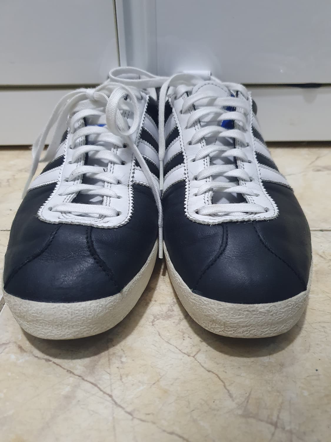 [270]아디다스 가젤 빈티지 블랙 화이트 상품이미지1