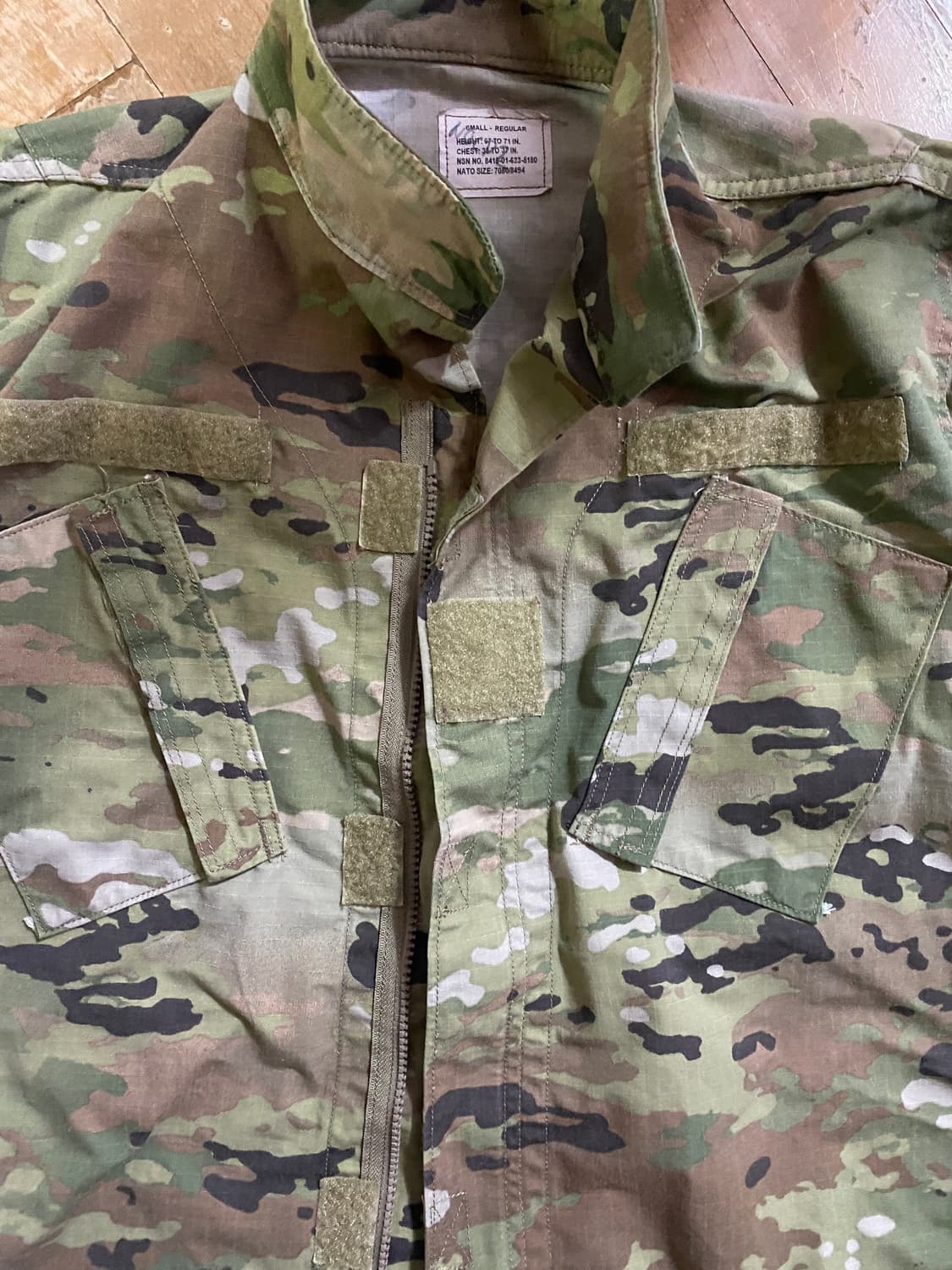 미군 OCP 전투복 상의 Small-Regular (100~105) 상품이미지2