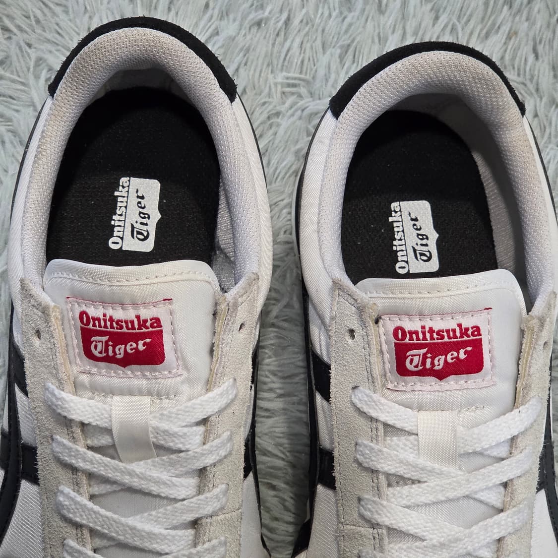 7a-20:오니츠카 타이거 라이트러너 화이트/블랙 25.5cm 상품이미지6