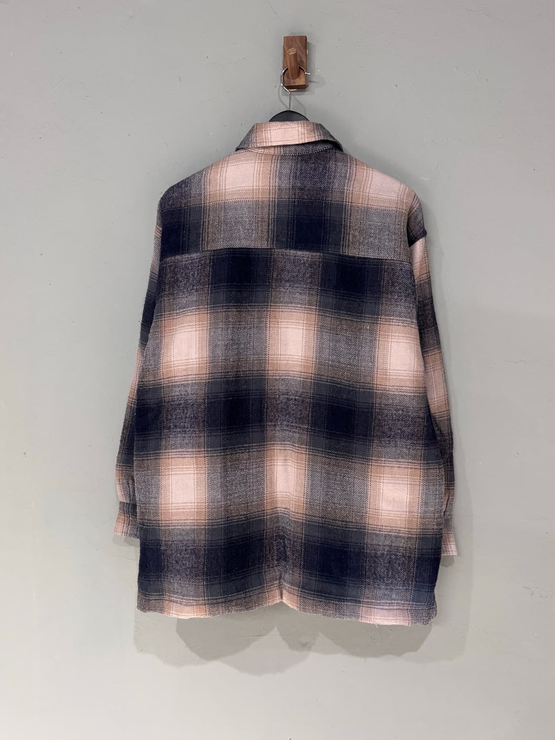 WITFORD Classic 체크 플란넬 집업 셔츠  상품이미지4