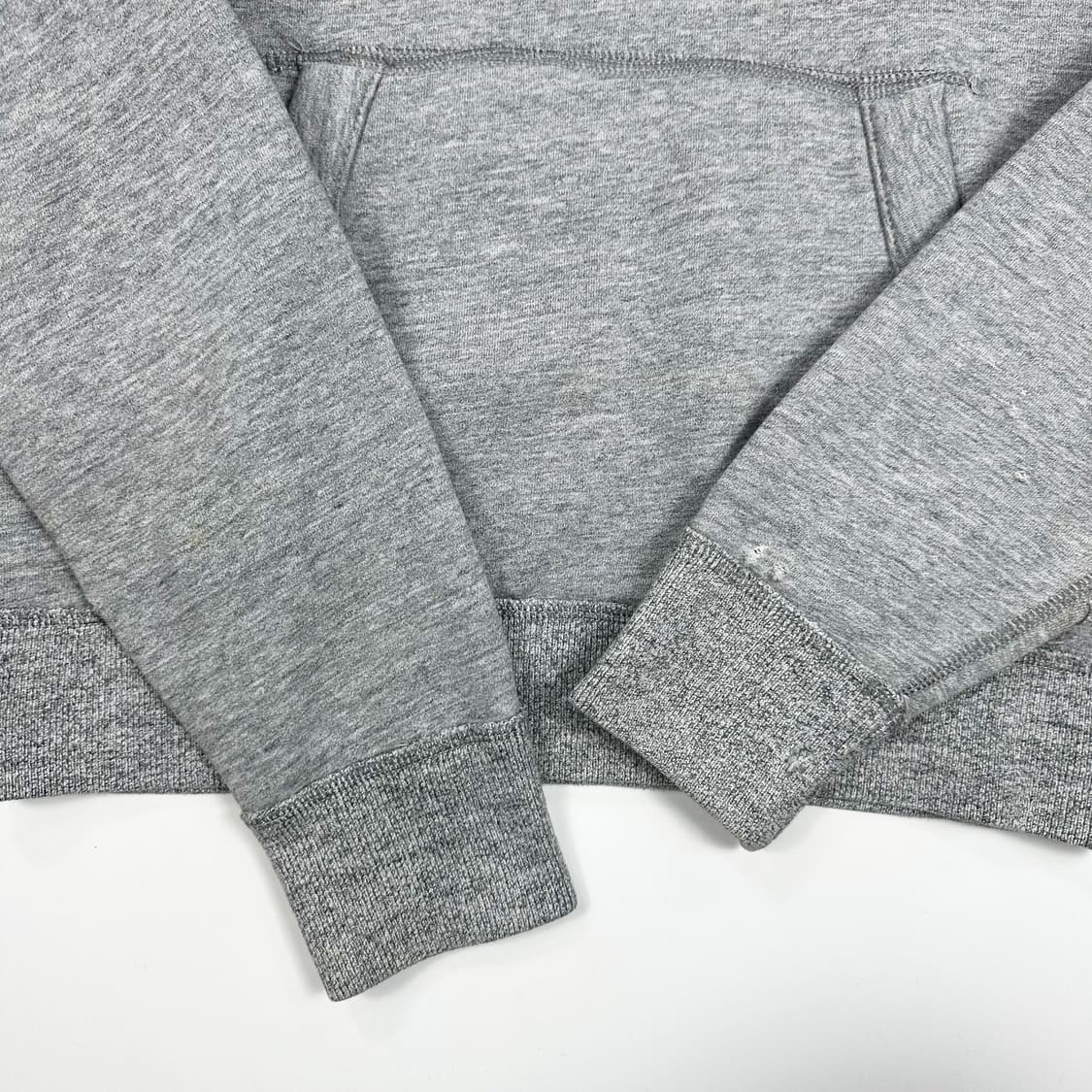 아베크롬비 y2k 데미지 후드티 그레이 L 상품이미지4