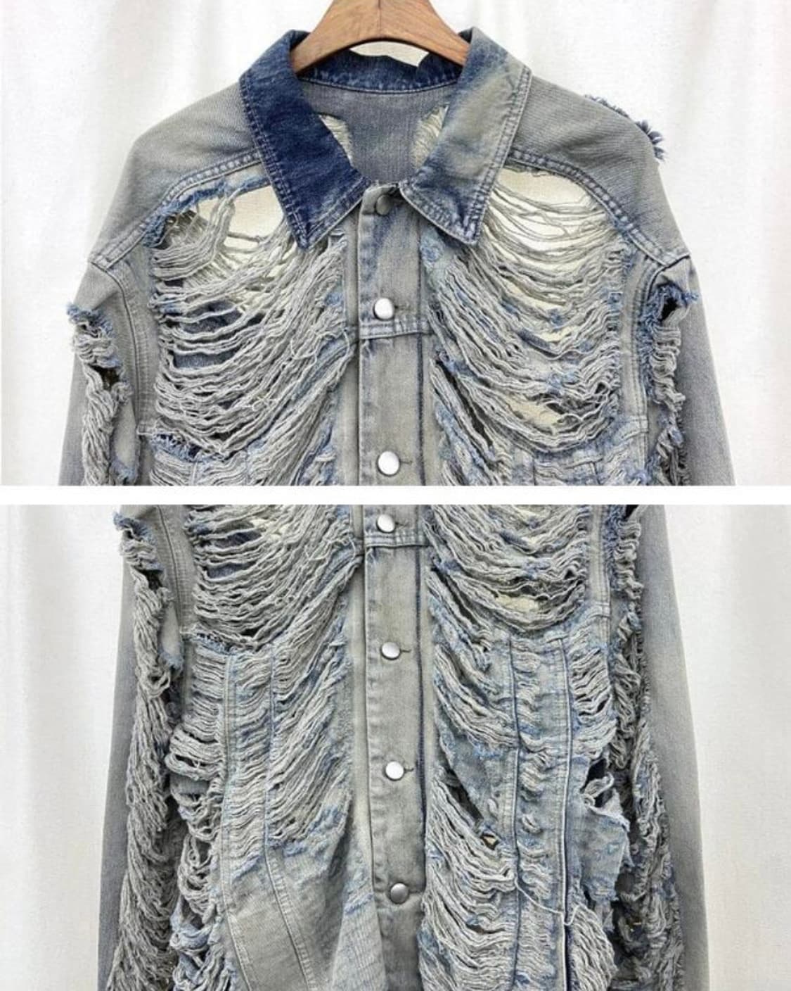 릭오웬스 23FW 점보 워커 데님 자켓 미네랄 상품이미지4