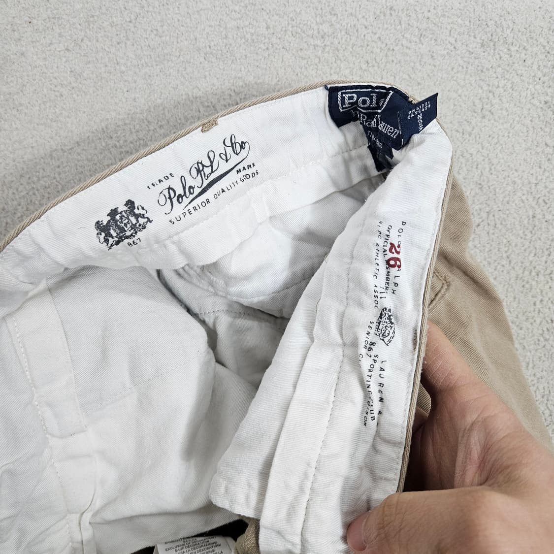 빔즈 폴로 랄프 로렌 빅 치노 팬츠 32 상품이미지10