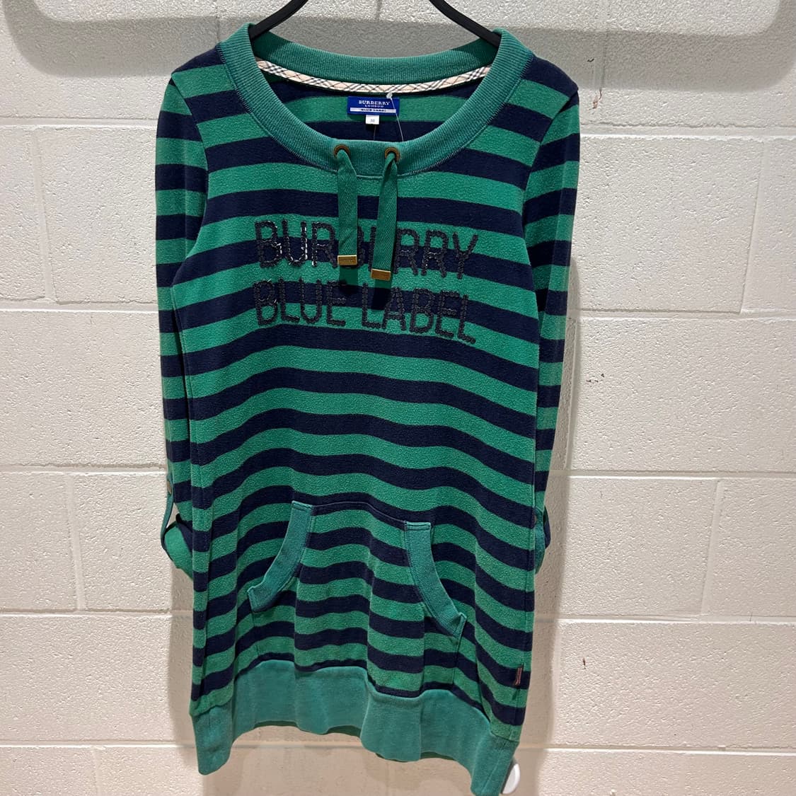 Burberry Green Stripe Long T-shirts 상품이미지7