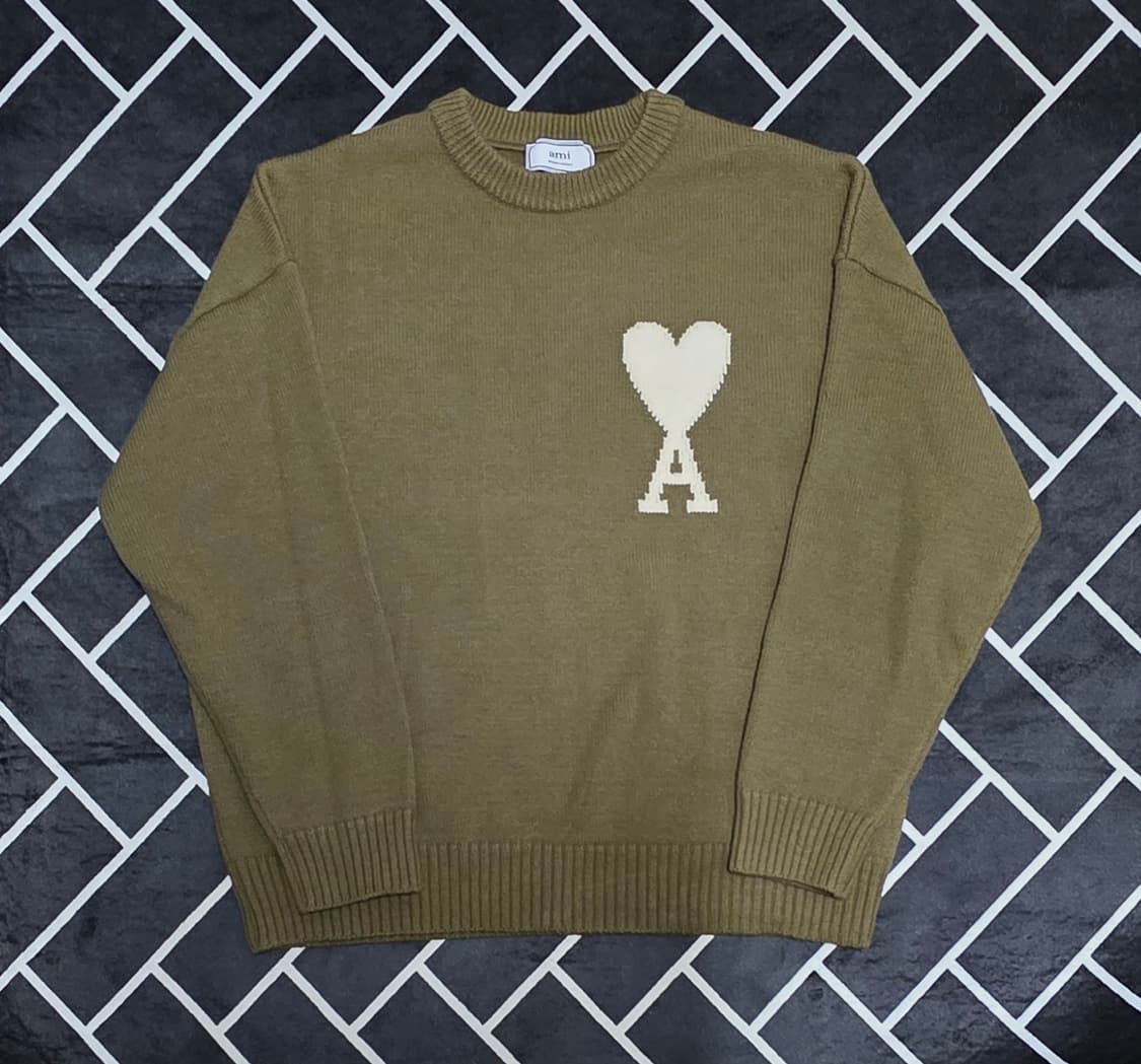 아미 인타르시아 빅로고 니트 상품이미지1