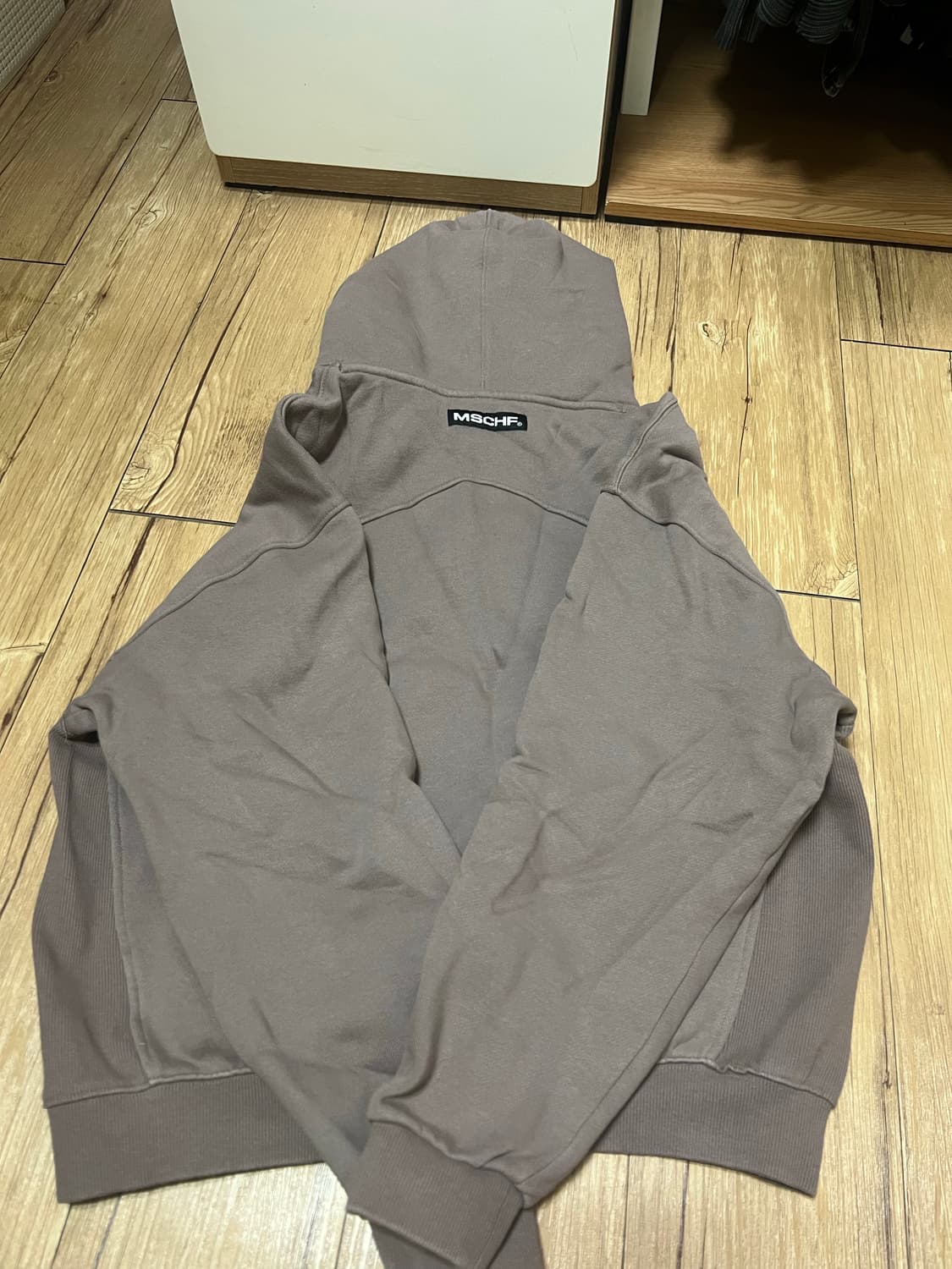 미스치프 롬버스 후드티 로즈브라운  상품이미지3