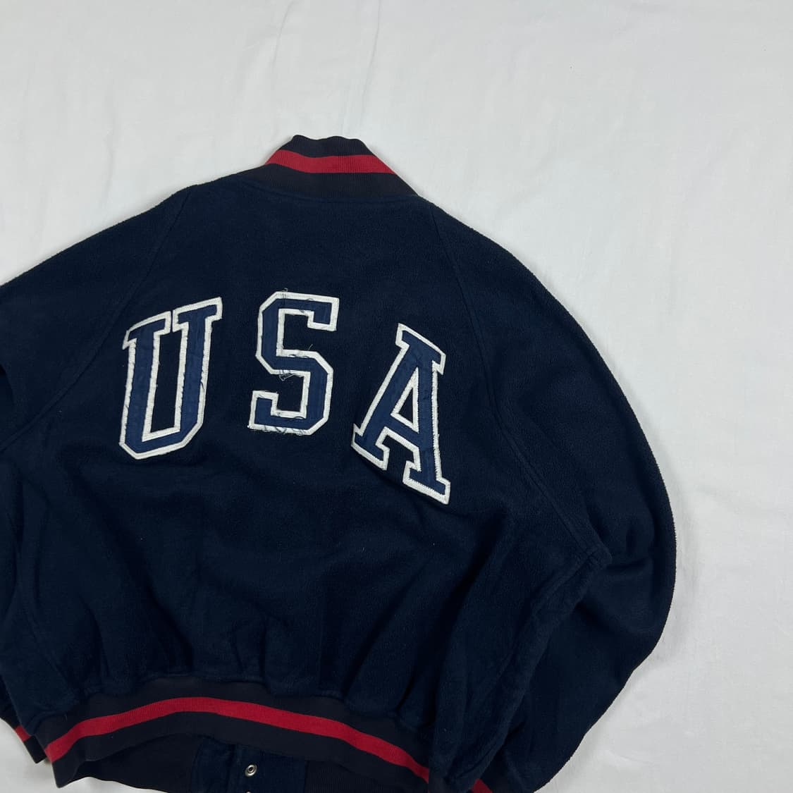 90‘s 폴로랄프로렌 usa 성조기 로고 플리스 자켓 상품이미지7