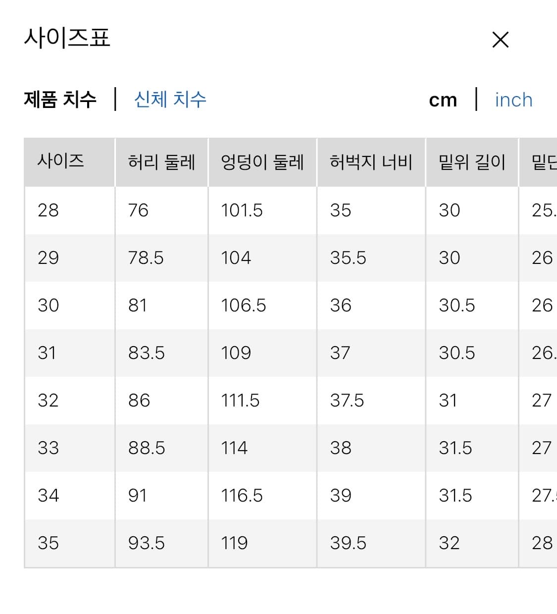 24fw 유니클로 JW앤더슨 벌룬 와이드핏 진 (32) 상품이미지9