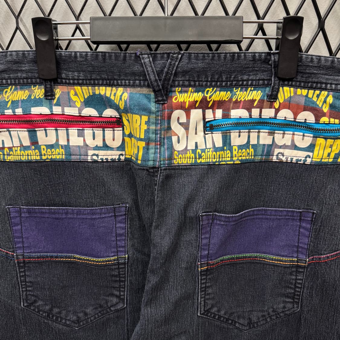 00s JPN VINTAGE Y2K 데님 하프 팬츠 진청 상품이미지8