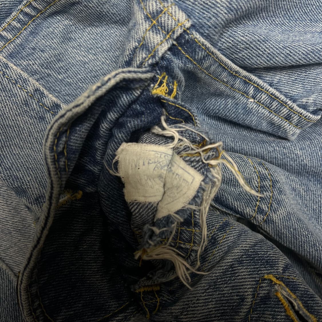 Lee 80s 초기 빈티지 데님 자켓 상품이미지4