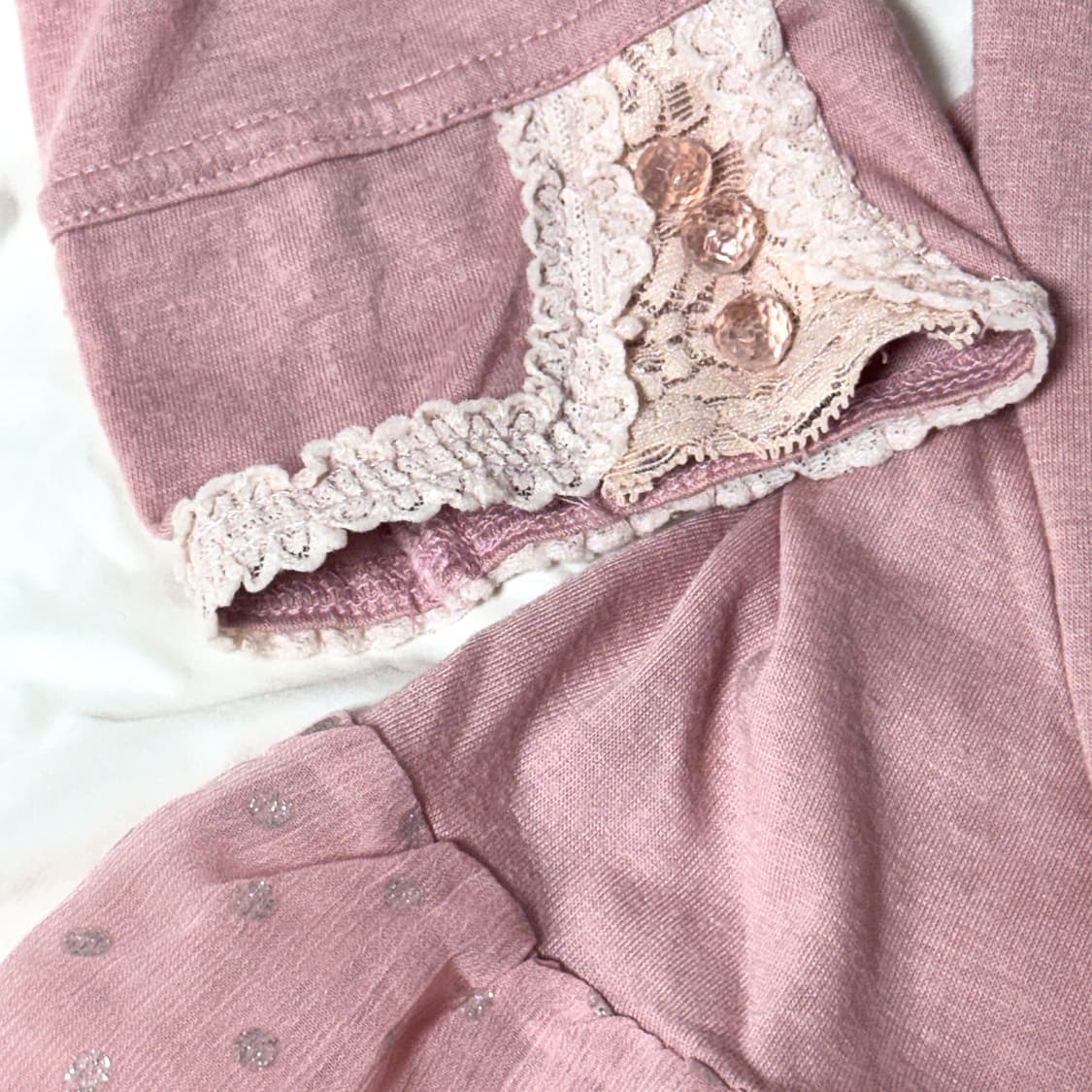 엑시즈팜 로즈 딸기 롱슬리브 원피스 빈티지 상품이미지3