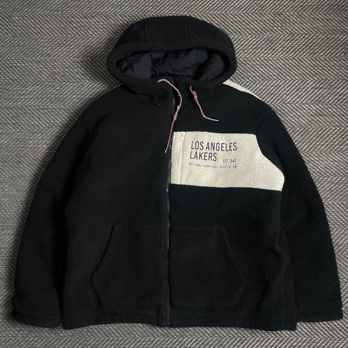 NBA LA레이커스 빅로고 리버시블 플리스 후드 자켓y 4931 상품이미지2