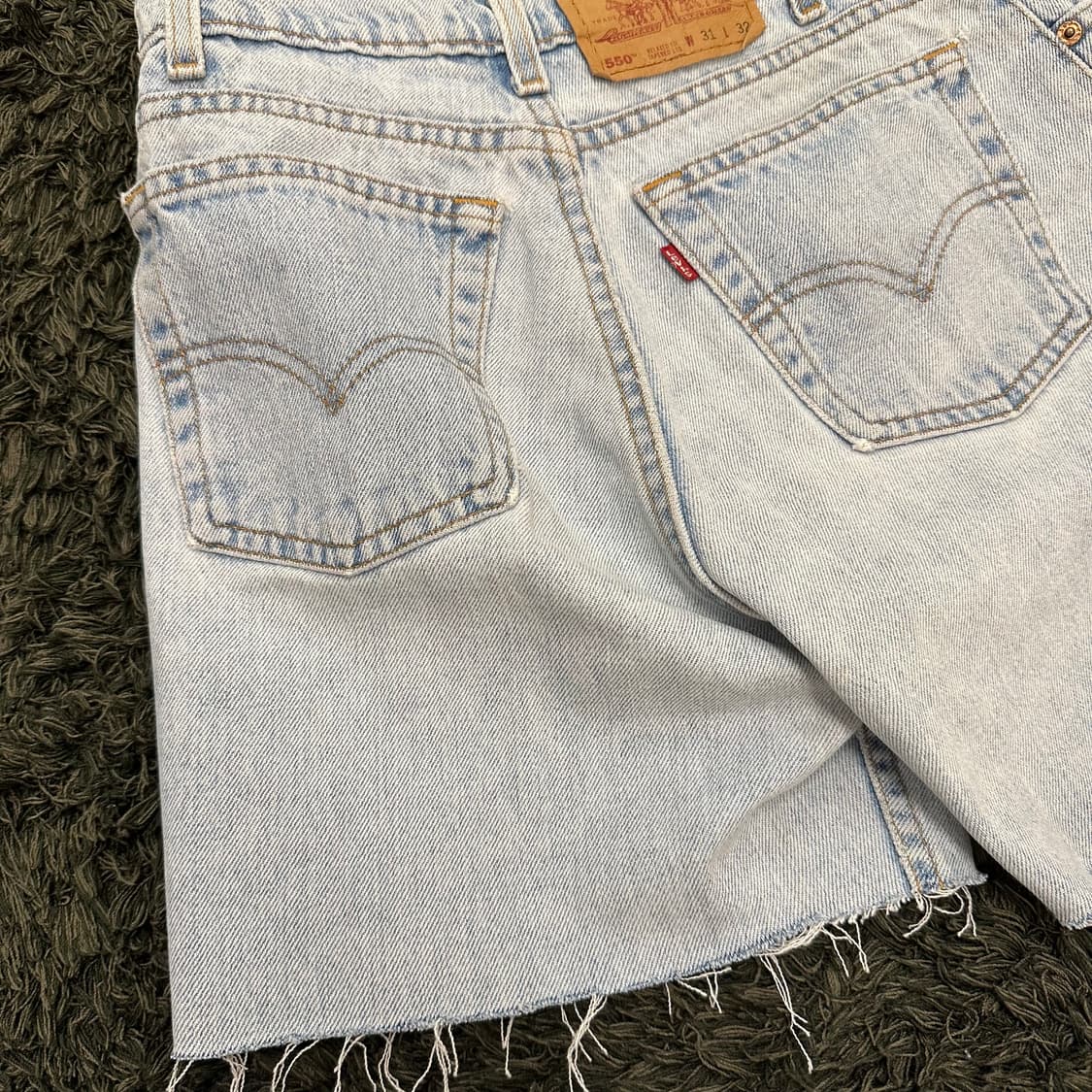(28.5inch) 90s 리바이스 데님 쇼츠 청반바지 상품이미지3