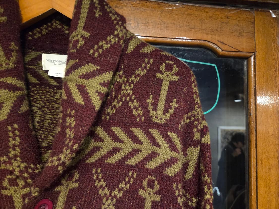 오베이 숄칼라 카디건 상품이미지6