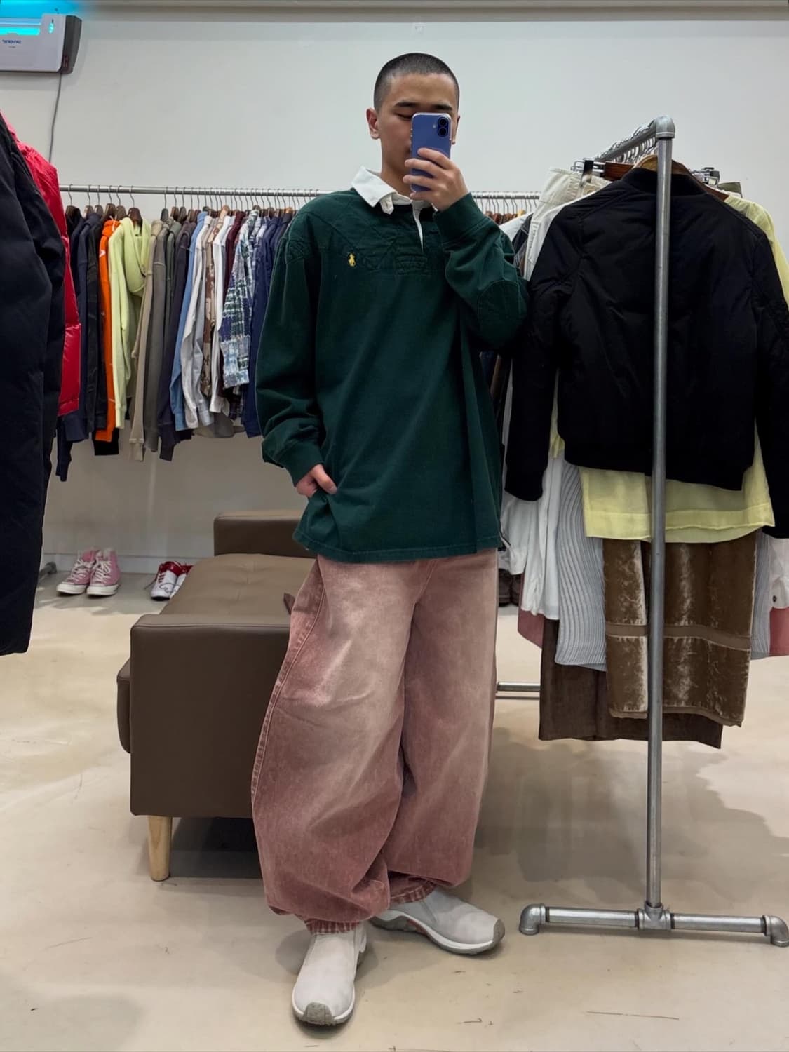 폴로 랄프로렌 럭비셔츠 그린 상품이미지9