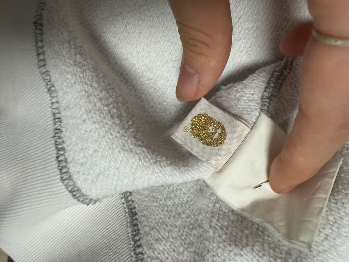 급처 13일까지 이 가격) 베이프 아수라 흑백 후드집업 상품이미지4