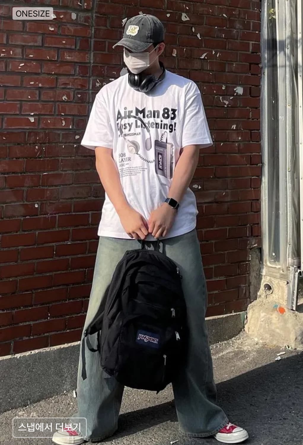 잔스포츠 빅스튜던트 빅사이즈 백팩 가방 블랙 상품이미지2