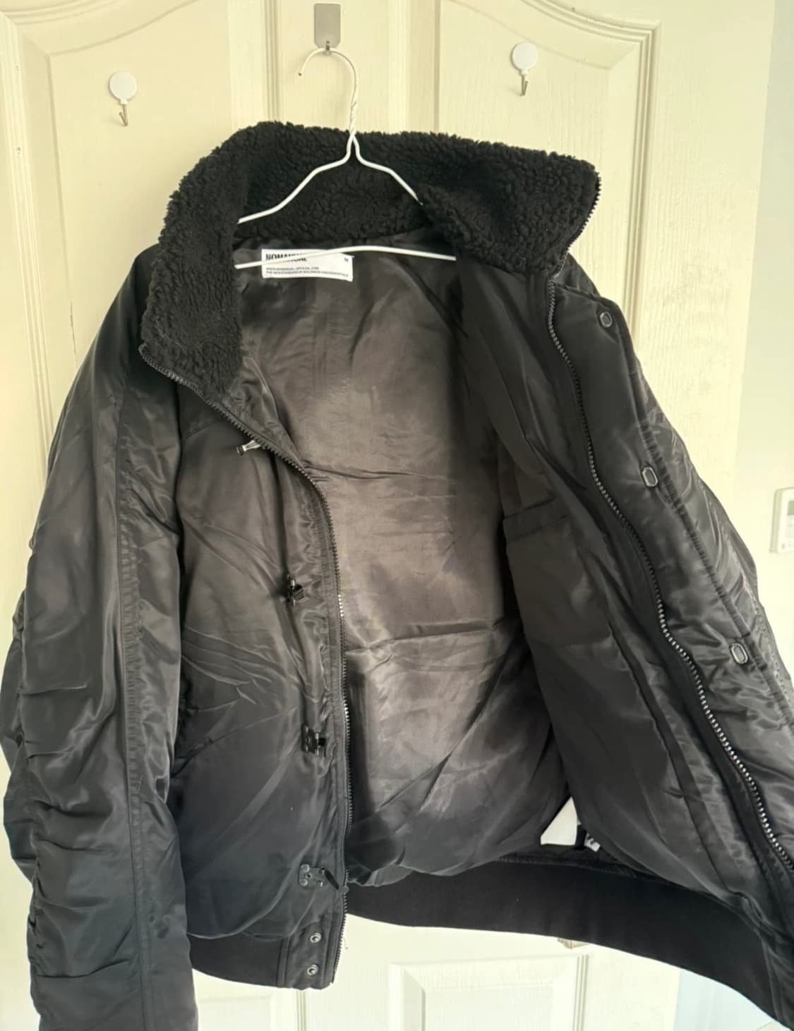 노매뉴얼 K.L 봄버 자켓 블랙 M 상품이미지2