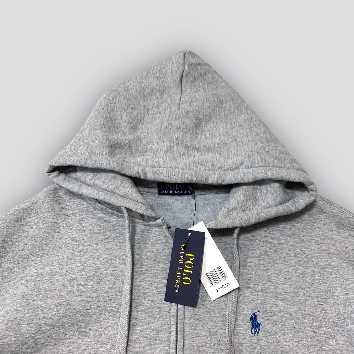 폴로 그레이 후드집업 새상품 XL 105 상품이미지2