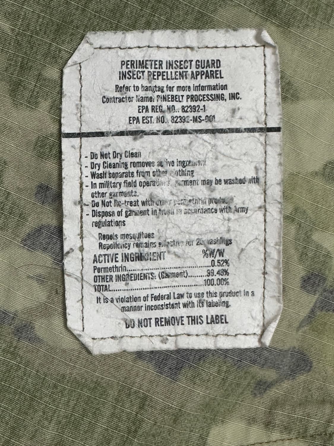 미군 OCP 멀티캠 전투복 상의 (L/R) (XL) 상품이미지10