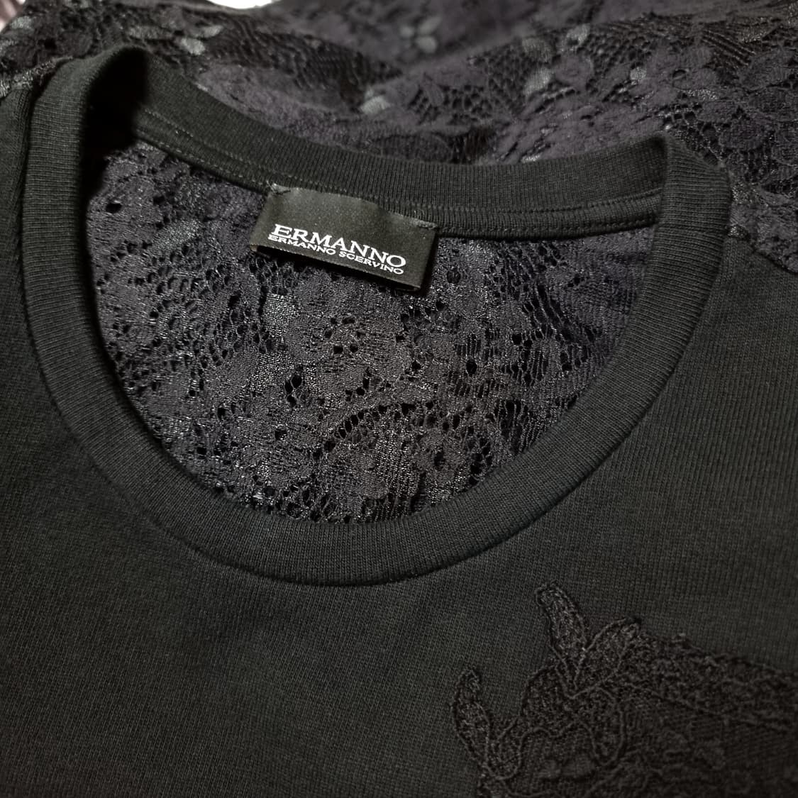 에르마노 설비노 백시스루 레이스백 코튼티 (4455/38) 미시착 새상품 상품이미지6