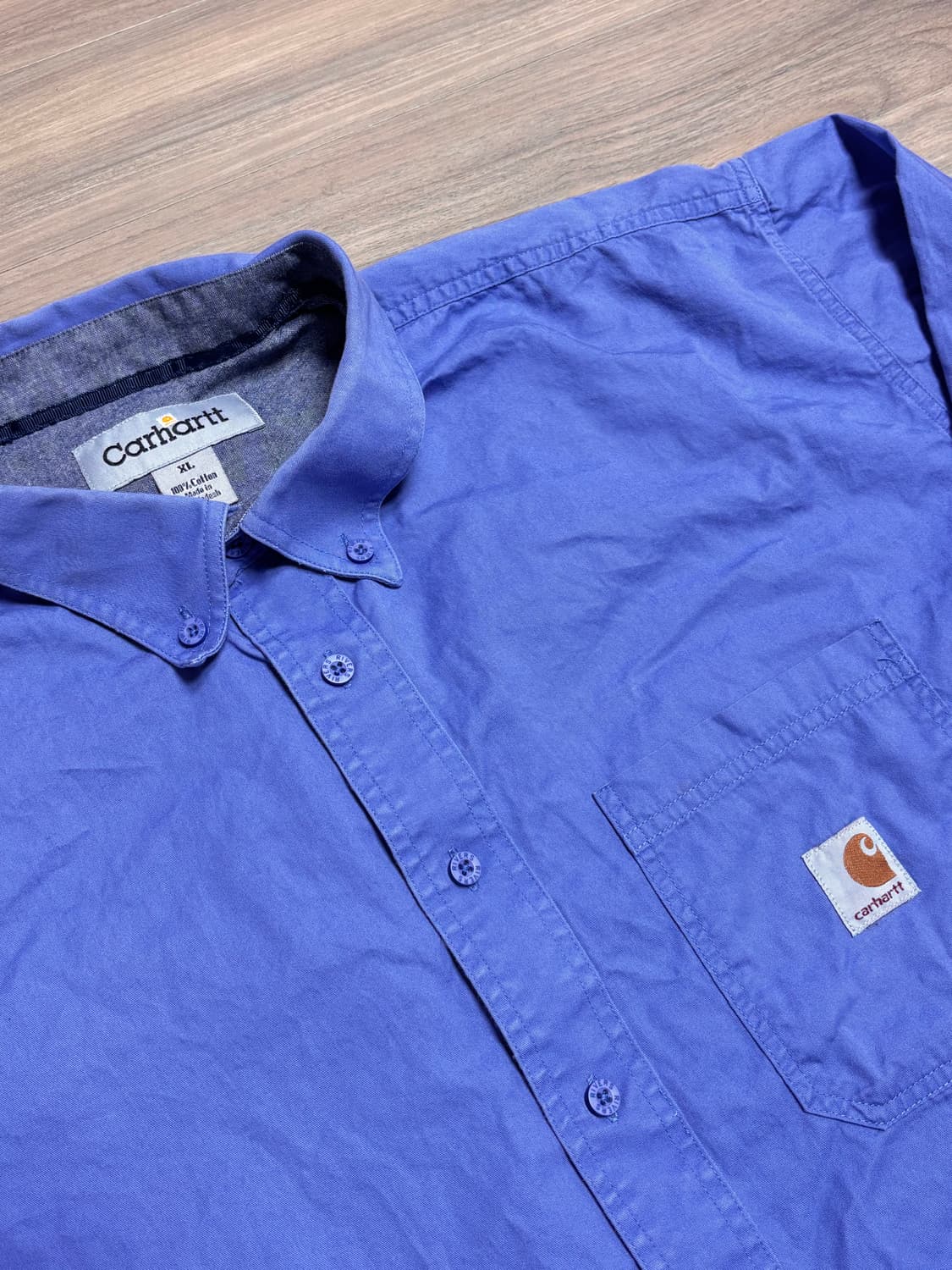 칼하트 셔츠 XL 블루 상품이미지2
